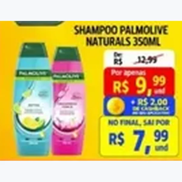 Recorte do encarte de Shampoo Palmolive 350 ml