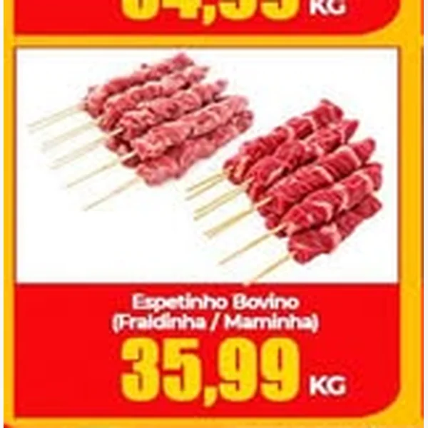 Espetinho Bovino Fraldinha