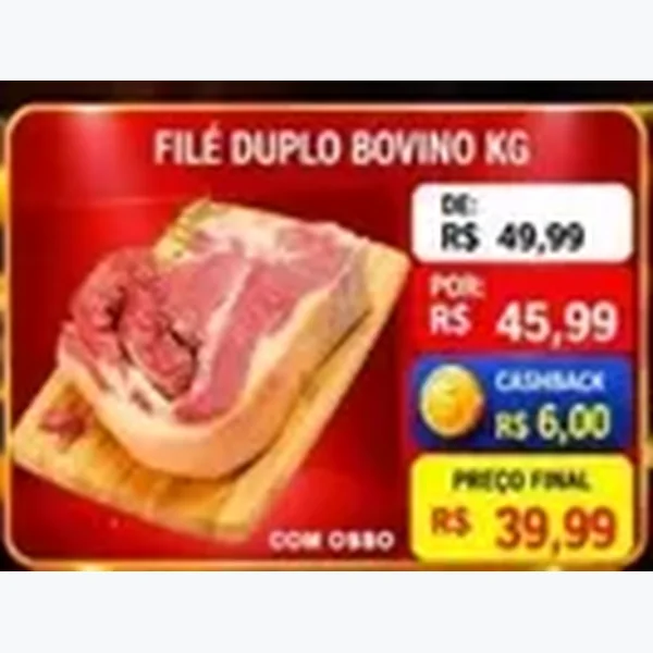 Filé Duplo Bovino