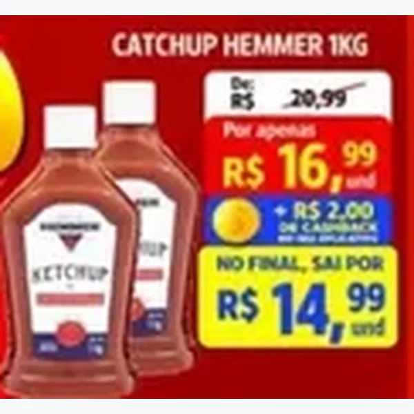 Recorte do encarte de Ketchup Hemmer