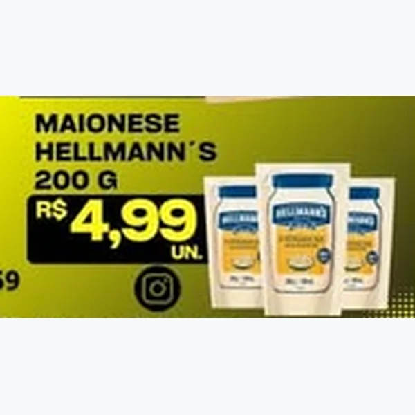 Maionese Hellmann's 200 g