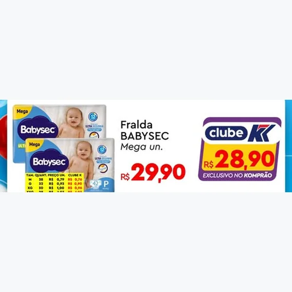 Fralda Babysec