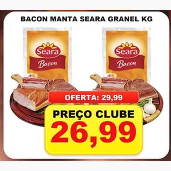 Recorte do encarte de Bacon Manta Seara