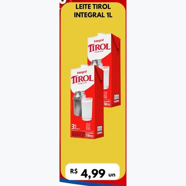 Leite Integral Tirol 1 L
