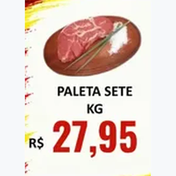 Recorte do encarte de Paleta Sete