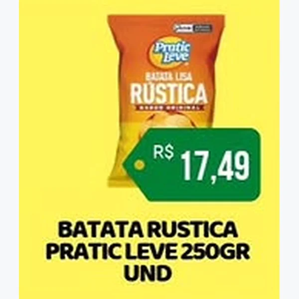 Batata Lisa Rústica Pratic Leve 250 g
