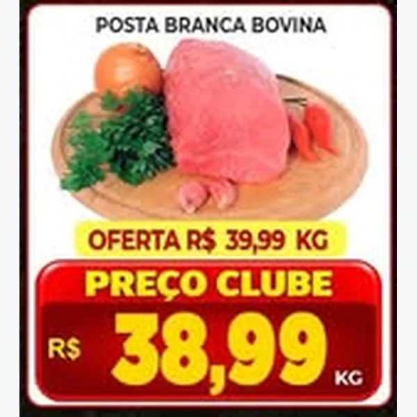 Recorte do encarte de Posta Branca Bovina