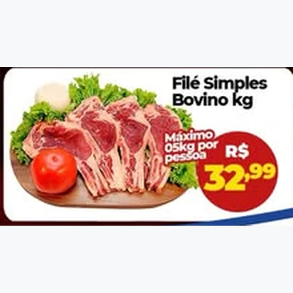 Filé Simples Bovino