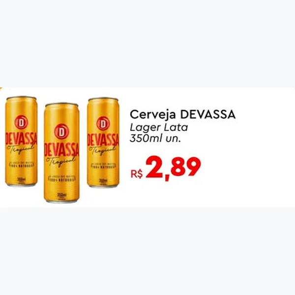 Cerveja Lager Devassa 350 ml