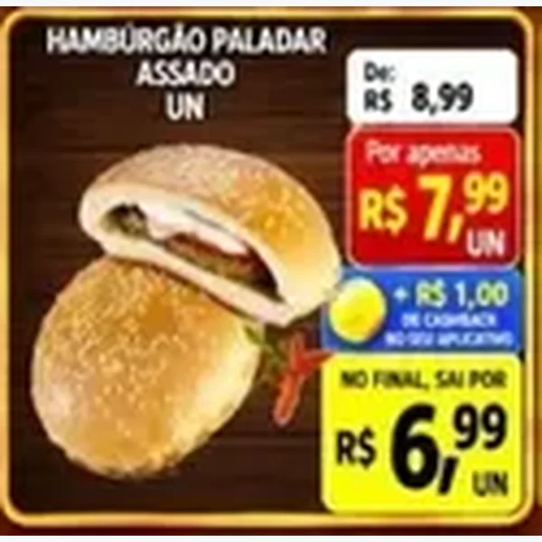 Recorte do encarte de Hambúrgão Paladar