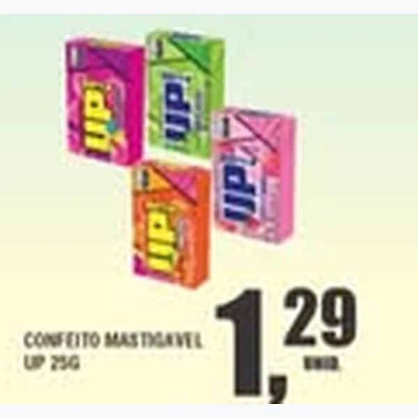 Confeito Mastigável Up 25 g