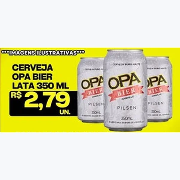 Cerveja Pilsen Opa Bier 350 ml