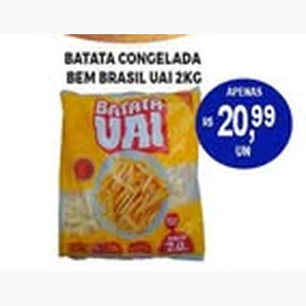 Batata Congelada Bem Brasil Uai 2 kg