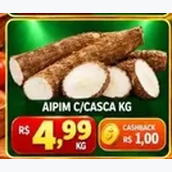 Aipim C/casca