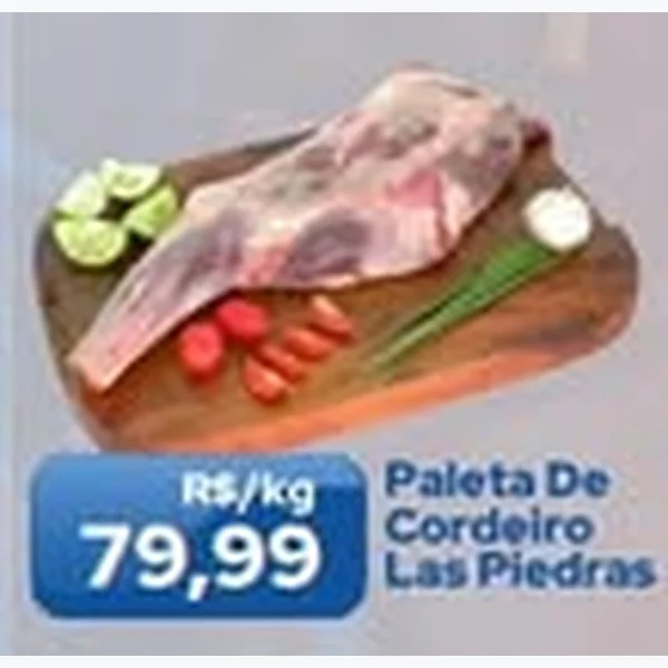Recorte do encarte de Paleta de Cordeiro Las Piedras