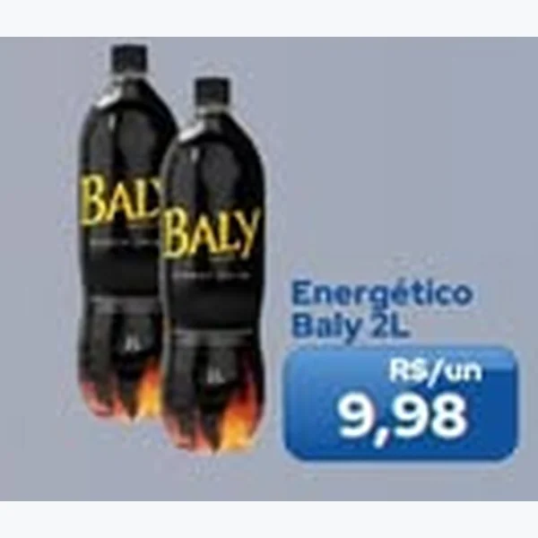 Recorte do encarte de Energético Baly 2 L
