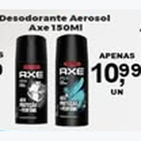 Recorte do encarte de Desodorante Aerosol Axe 150 ml