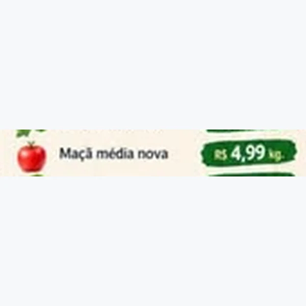 Maçã Média Nova