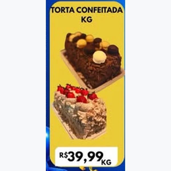 Recorte do encarte de Torta Confeitada