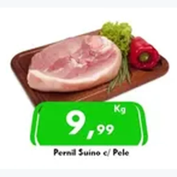 Recorte do encarte de Pernil Suíno C/ Pele