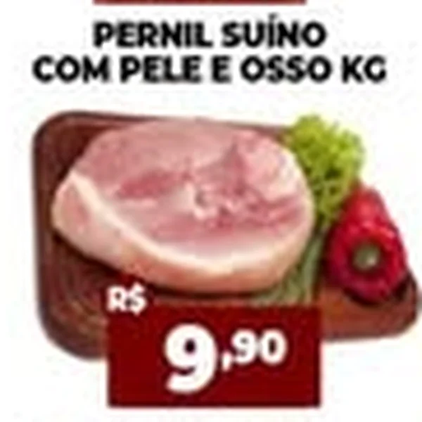 Pernil Suíno com Pele e Osso