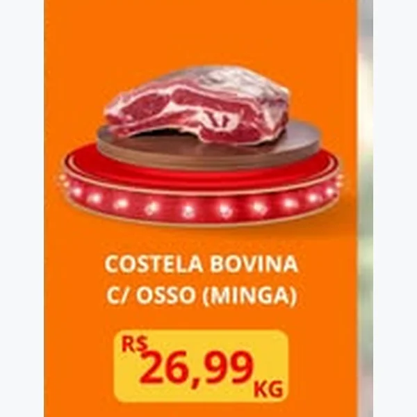 Costela Bovina com Osso (minga)