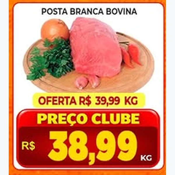Recorte do encarte de Posta Branca Bovina