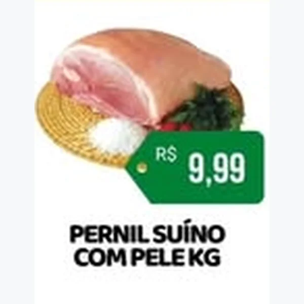 Recorte do encarte de Pernil Suíno com Pele