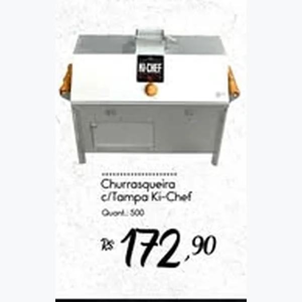 Churrasqueira C/tampa Ki-Chef