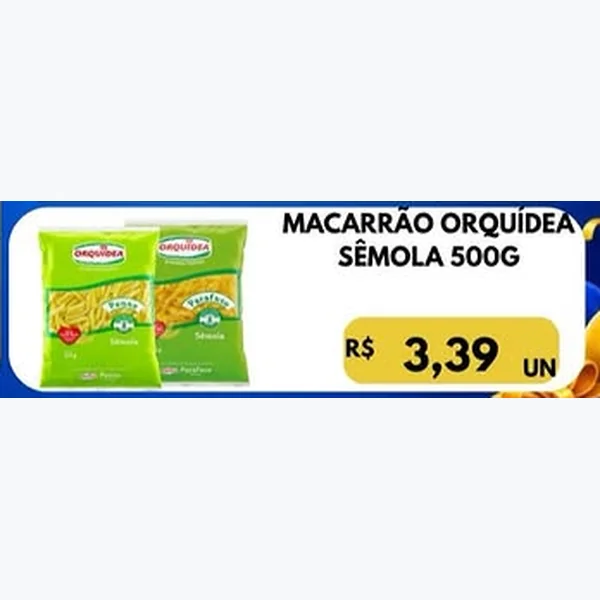 Macarrão Sêmola Orquídea 500 g
