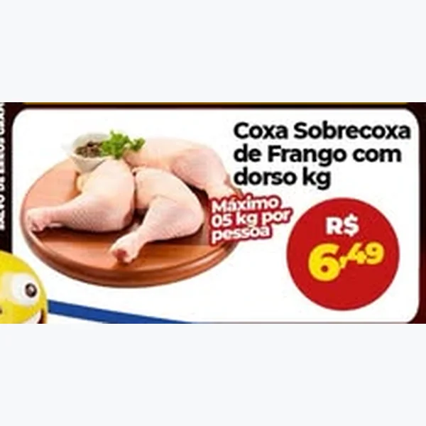 Coxa Sobrecoxa de Frango com Dorso