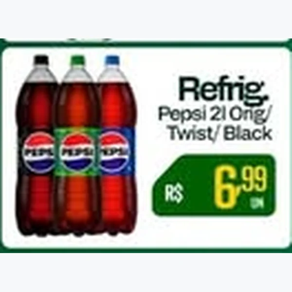 Recorte do encarte de Refrigerante Pepsi 2 L