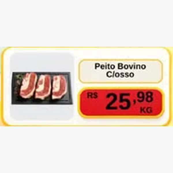 Peito Bovino C/osso