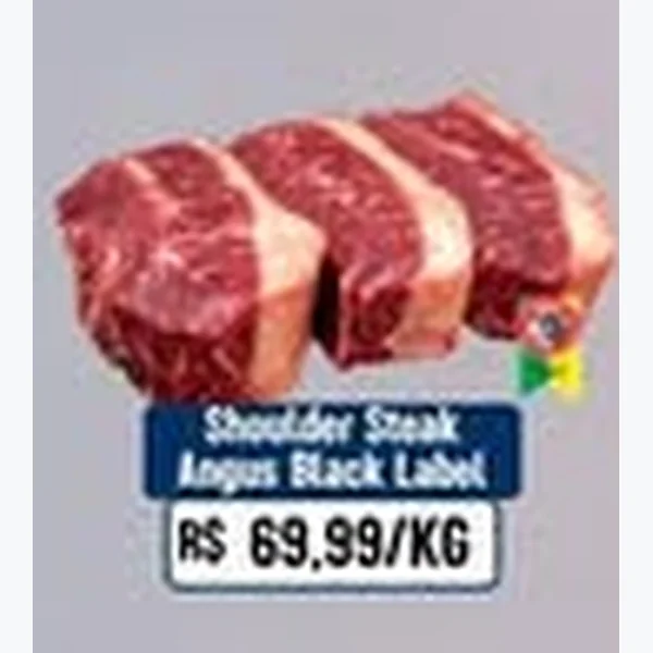 Recorte do encarte de Shoulder Steak Angus Black Label
