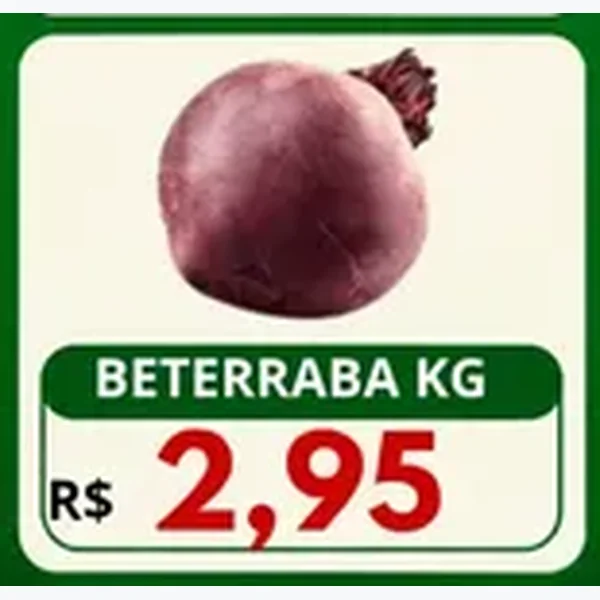 Recorte do encarte de Beterraba