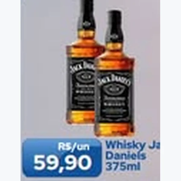 Recorte do encarte de Whisky Jack Daniels 375 ml