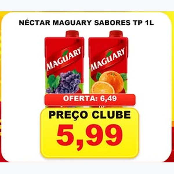 Recorte do encarte de Néctar Sabores Maguary 1 L