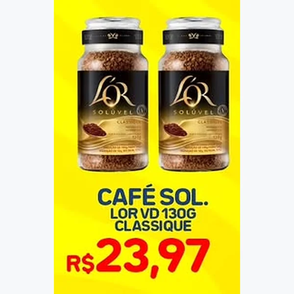 Recorte do encarte de Café Solúvel Classique L'Or 130 g