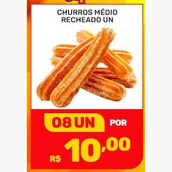 Recorte do encarte de Churros Médio Recheado