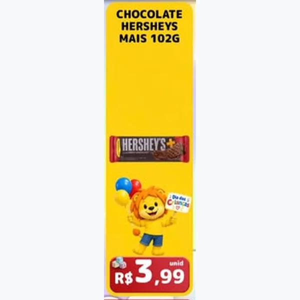 Chocolate Hersheys 102 g