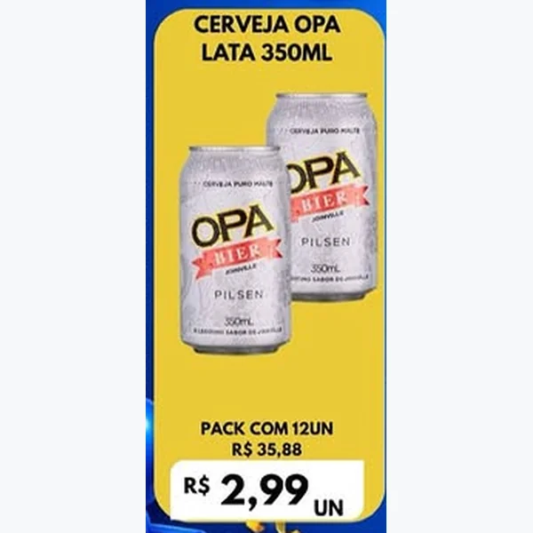 Cerveja Pilsen Opa 350 ml