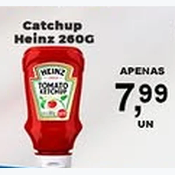 Recorte do encarte de Catchup Heinz