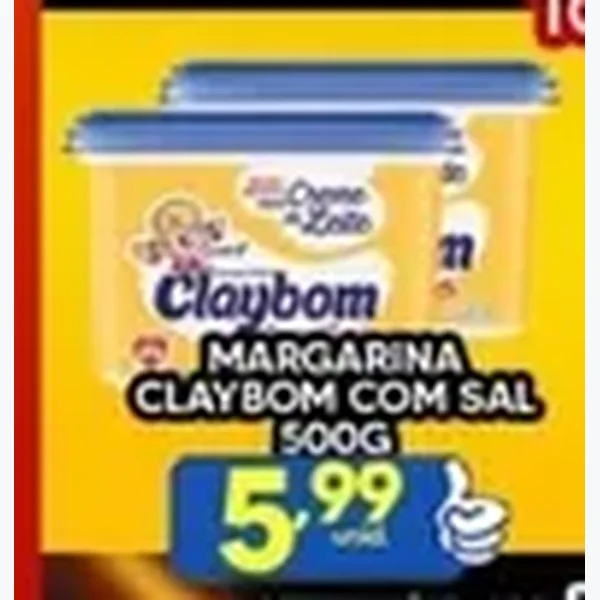 Margarina com Sal Claybom 500 g