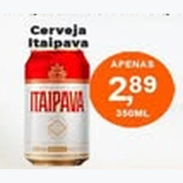 Recorte do encarte de Cerveja Itaipava 350 ml