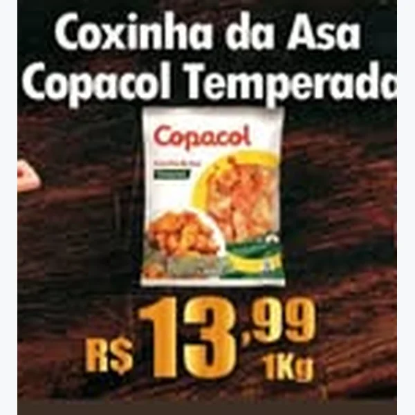 Coxinha da Asa Temperada Copacol