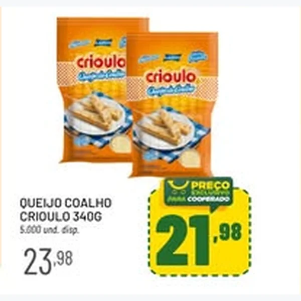 Queijo Coalho Crioulo 340 g