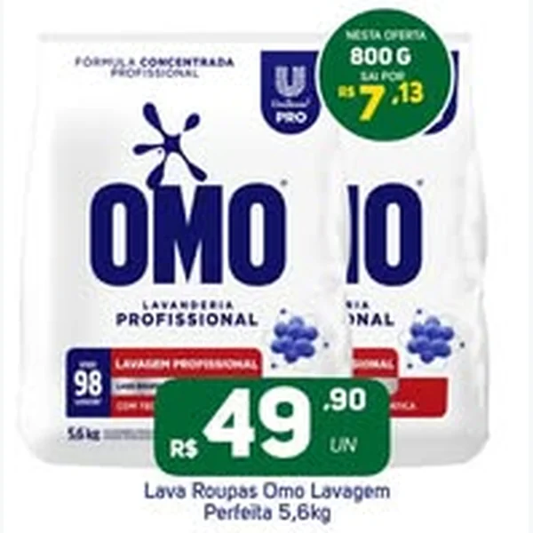 Lava Roupas Lavagem Perfeita Omo 5,6 kg