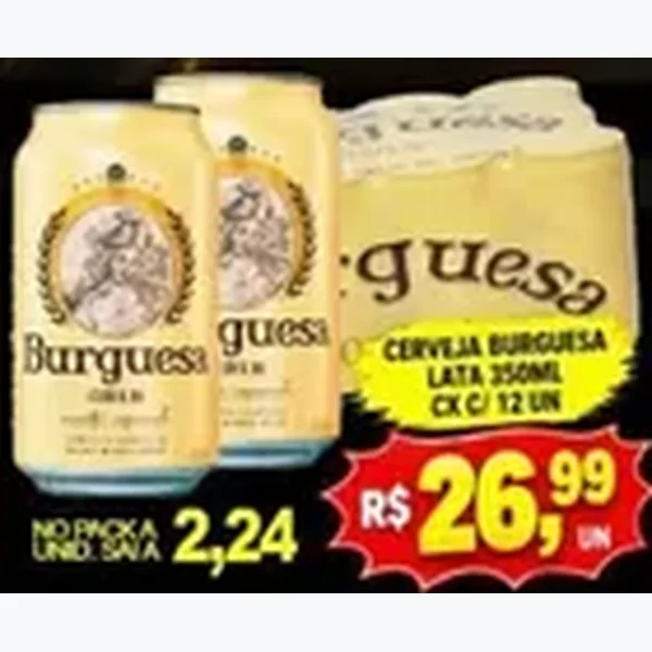 Cerveja Burguesa 12 un × 350 ml