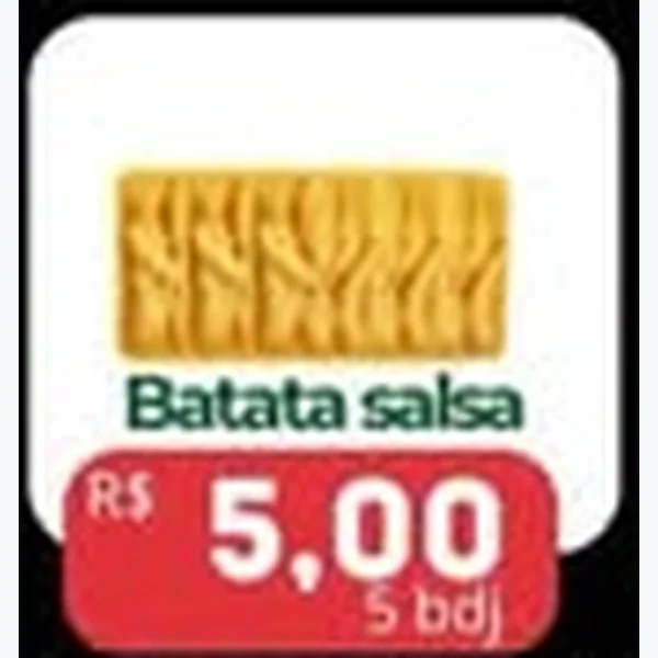 Recorte do encarte de Batata Salsa 5 un