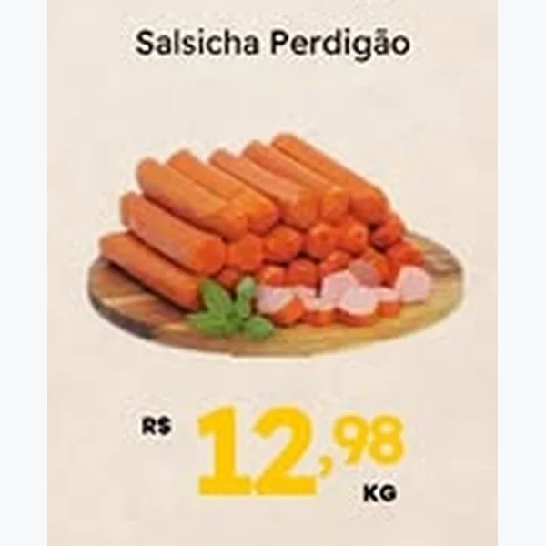 Recorte do encarte de Salsicha Perdigão